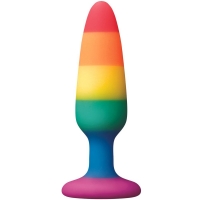 Colours Rainbow Pride Edition 3.4" Pleasure Small Silicone Butt Plug