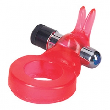 Pink Jelly Rabbit Cock Ring