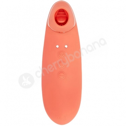 Nu Sensuelle Trinitii Coral Flickering Tongue Clit Vibrator With Suction