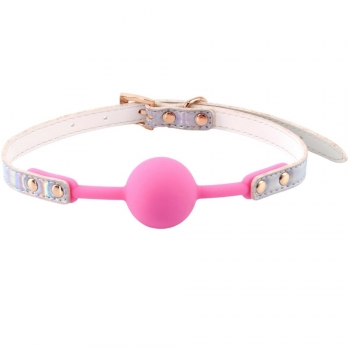 Cosmo Bondage Holographic Rainbow Ball Gag