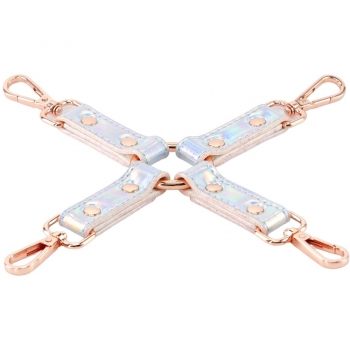 Cosmo Bondage Holographic Rainbow Hogtie Clips & Straps