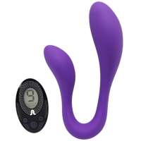 Adrien Lastic Couple Secrets II Hands Free Purple Double Penetration Vibrator