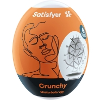 Satisfyer Crunchy Penis Masturbator Single Egg