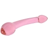 Crystal Pleasures Glass Pink Double Lover Dildo