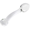 Crystal Pleasures Glass Smooth Slider Double Dildo Plug