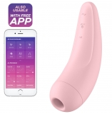 Satisfyer Curvy 2+ Pink App Controlled Vibrating Clitoral Stimulator