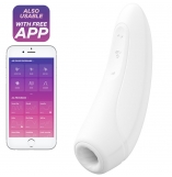 Satisfyer Curvy 1+ White App Controlled Vibrating Clitoral Stimulator