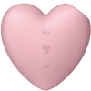 Satisfyer Cutie Heart Pink Clitoral Air Pressure Waves & Vibration