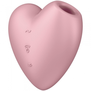 Satisfyer Cutie Heart Pink Clitoral Air Pressure Waves & Vibration