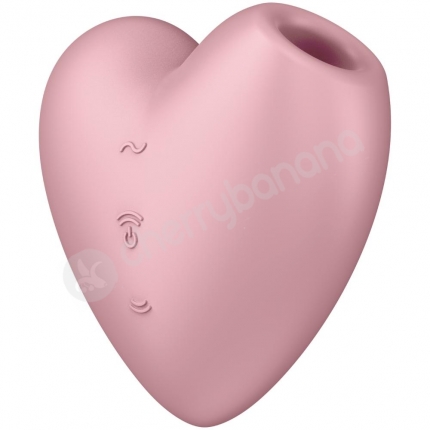Satisfyer Cutie Heart Pink Clitoral Air Pressure Waves & Vibration Satisfyer Cutie Heart Pink Clitoral Air Pressure Waves & Vibration
