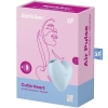 Satisfyer Cutie Heart Blue Clitoral Air Pressure Waves & Vibration