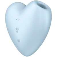 Satisfyer Cutie Heart Blue Clitoral Air Pressure Waves & Vibration