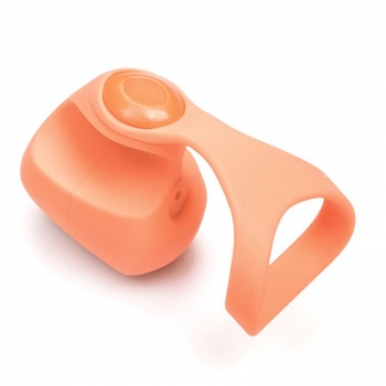Dame Fin Orange Finger Vibrator