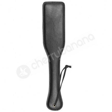 Cherry Banana Dare Black Faux Leather Bondage Paddle