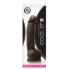 Colours Dark Brown Dual Density 5'' Silicone Dong