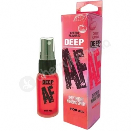 Deep AF Cherry Flavoured Numbing Deep Throat Spray 29ml