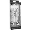 Master Series Deviant Monarch Weighted Metal Nipple Clamps