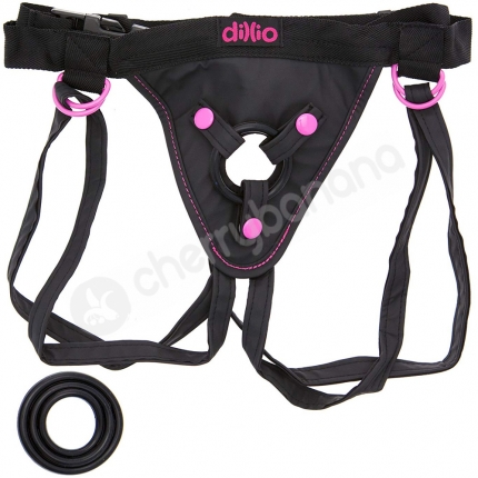 Dillio Black/Pink Perfect Fit Harness Dillio Black/Pink Perfect Fit Harness