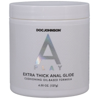 Doc Johnson A-Play Extra Thick Anal Glide Oil Based Fisting Lubricant - 127g tub