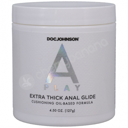 Doc Johnson A-Play Extra Thick Anal Glide Oil Based Fisting Lubricant - 127g tub
