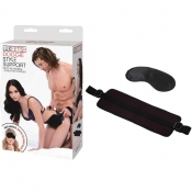 Lux Fetish Doggie Style Support Strap With Bonus Blindfold