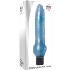 Adam & Eve Blue Dolphin Vibe Big Glittery Realistic Vibrator
