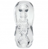 Zolo Gripz Dotted Squeezable Clear Flexible & Stretchy Stroker