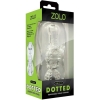 Zolo Gripz Dotted Squeezable Clear Flexible & Stretchy Stroker