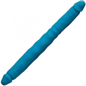 Colours Blue 12" Double Pleasures Silicone Double Dong
