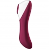 Satisfyer Dual Crush 2 in 1 Red Curved Shaft Vibrator With Air Pulse Clitoral Stimulation