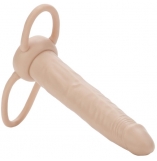 Accommodator Dual Penetrator Ivory Penis Shaped Double Penetration