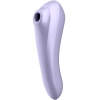 Satisfyer Dual Pleasure Purple App Controlled Vibrating Clitoral Stimulator