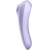 Satisfyer Dual Pleasure Purple App Controlled Vibrating Clitoral Stimulator