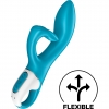 Satisfyer Embrace Me Flexible Dual Stimulation Turquoise Rabbit Vibrator