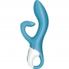 Satisfyer Embrace Me Flexible Dual Stimulation Turquoise Rabbit Vibrator