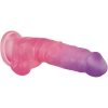 Adam & Eve Eve's First Blush Dildo Purple & Pink Ombre Flexible Dong