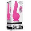 Evolved Ballistic Pink Vibrating Dildo With Stimulating Balls Motor & Remote Control