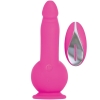 Evolved Ballistic Pink Vibrating Dildo With Stimulating Balls Motor & Remote Control