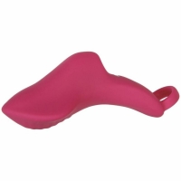 Evolved Frisky Finger Red Finger-Grip Thick & Flat Tipped Clit Vibrator