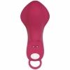 Evolved Frisky Finger Red Finger-Grip Thick & Flat Tipped Clit Vibrator