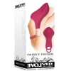 Evolved Frisky Finger Red Finger-Grip Thick & Flat Tipped Clit Vibrator