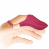 Evolved Frisky Finger Red Finger-Grip Thick & Flat Tipped Clit Vibrator