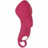 Evolved Frisky Finger Red Finger-Grip Thick & Flat Tipped Clit Vibrator