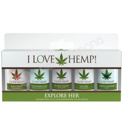 I Love Hemp Explore Her 5 Pack