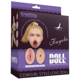Fayola Horny Cowgirl Inflatable Love Doll With 3 Holes