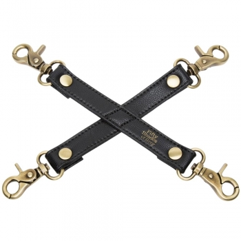 Fifty Shades Of Grey Bound To You Black Faux Leather Hog Tie