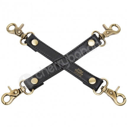 Fifty Shades Of Grey Bound To You Black Faux Leather Hog Tie