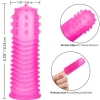 Intimate Play Finger Tingler Pink Textured Finger Sleeves 2pk