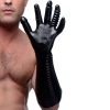 Master Series Pleasure Fister Black Textured Fisting Glove