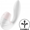 Satisfyer Supernova White Air Pressure Wave Clit Stimulation & G-Spot Vibrator